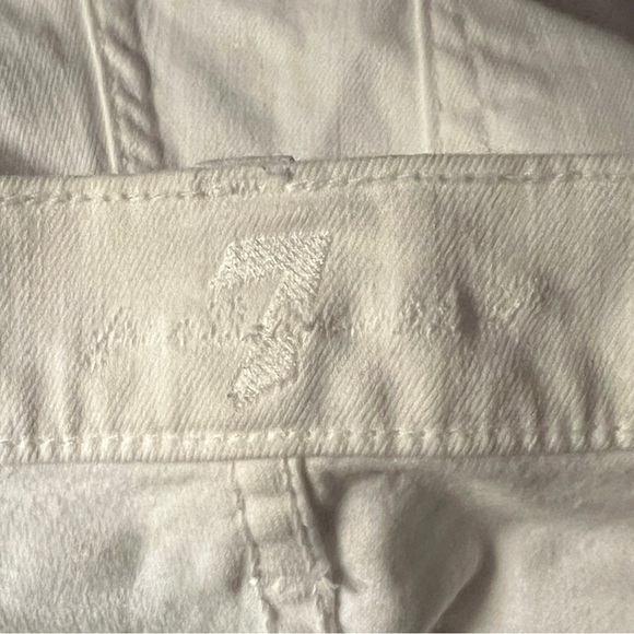 7 For All Mankind White The Skinny Jeans Size 28 Women’s - Picture 2 of 7